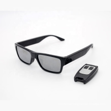 Smart no hole camera glasses with remote control full hd 1080p